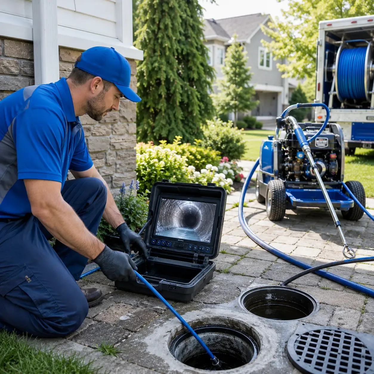 Outdoor drain cleaning professionals serving Northfield, MA